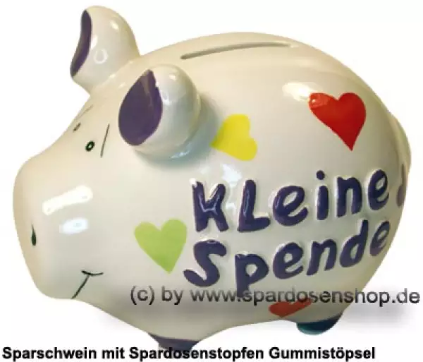 Sparschwein Kleinsparschwein 3D Design Kleine Spende Keramik A