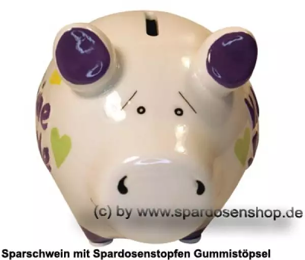 Sparschwein Kleinsparschwein 3D Design Kleine Spende Keramik B