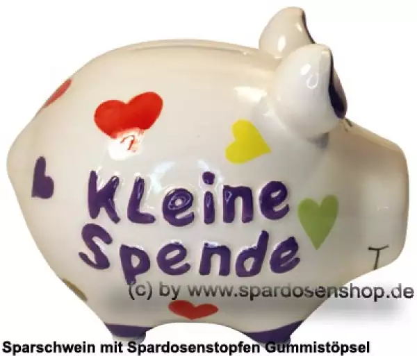 Sparschwein Kleinsparschwein 3D Design Kleine Spende Keramik C