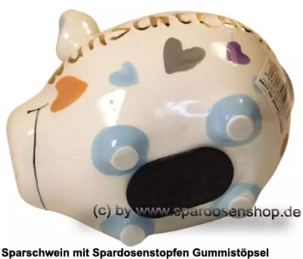 Sparschwein Kleinsparschwein 3D Wunschtraum Goldedition Keramik E