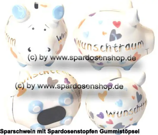 Sparschwein Kleinsparschwein 3D Wunschtraum Goldedition Keramik Gesamt Sparschwein Kleinsparschwein 3D Wunschtraum Goldedition Keramik Gesamt