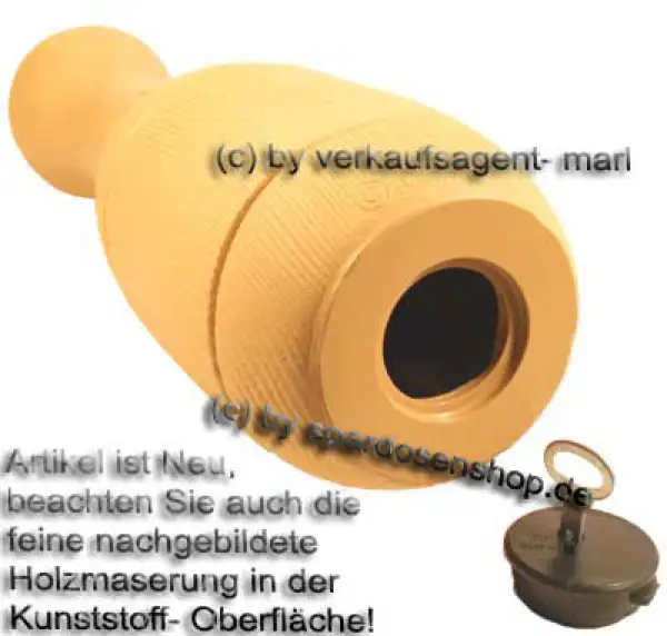 Spardose Kegel A Farbvariante beige Spardose Kegel A Farbvariante beige