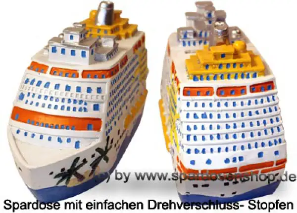 Spardose Kreuzfahrtschiff B