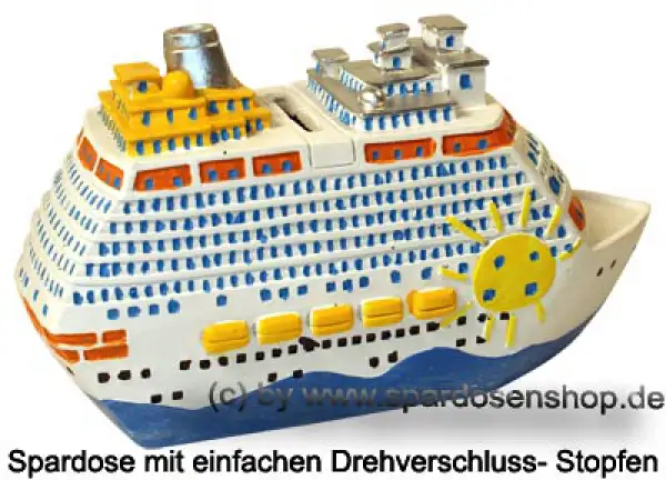 Spardose Kreuzfahrtschiff C