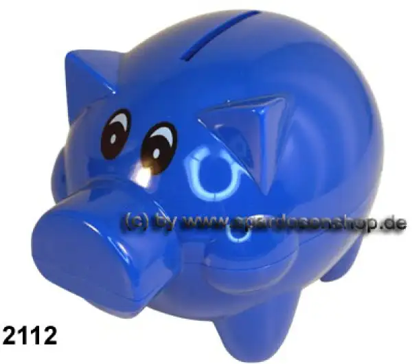 Sparschwein Felix Uni Farbvariante blau B Sparschwein Felix Uni Farbvariante blau B