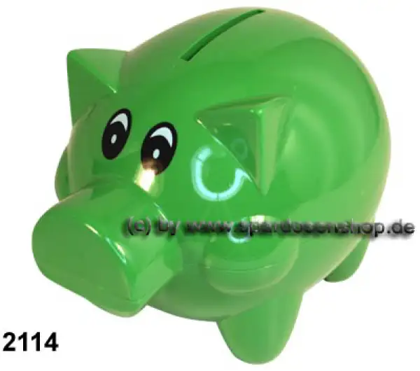 Sparschwein Felix Uni Farbvariante gruen B Sparschwein Felix Uni Farbvariante gruen B