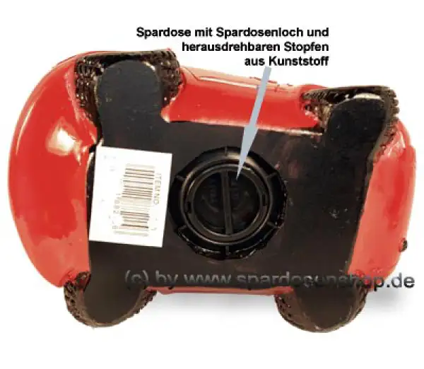 Spardose Auto Rennwagen SPEED NO. 1 Kunststein F Spardose Auto Rennwagen SPEED NO. 1 Kunststein F