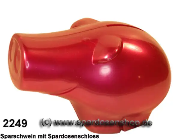 Sparschwein Frederick metallic Farbvariante lila B