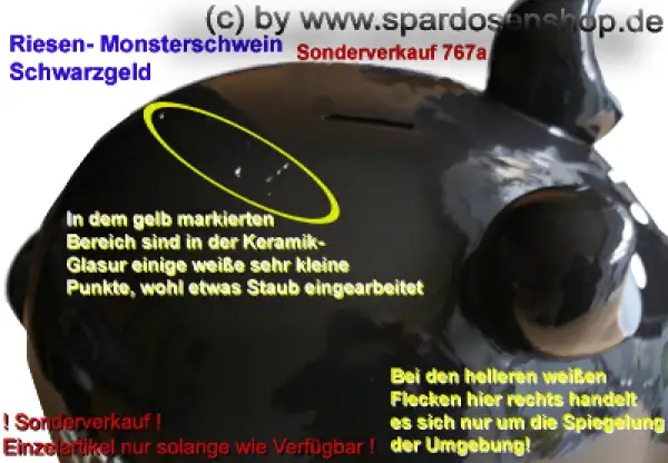 Sparschwein riesengroßes Monster Sparschwein 3D Design Schwarzgeld Ba Sonderverkauf ! 767a Sparschwein riesengroßes Monster Sparschwein 3D Design Schwarzgeld Ba Sonderverkauf ! 767a
