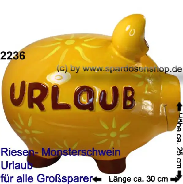 Sparschwein riesengroßes Monster Sparschwein 3D Design Urlaub Keramik C Sparschwein riesengroßes Monster Sparschwein 3D Design Urlaub Keramik C