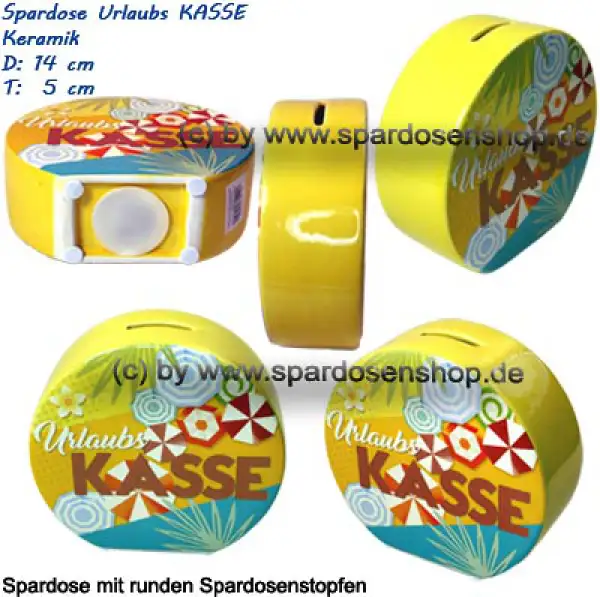 Urlaubs KASSE Design- Motiv Keramik Gesamt Urlaubs KASSE Design- Motiv Keramik Gesamt
