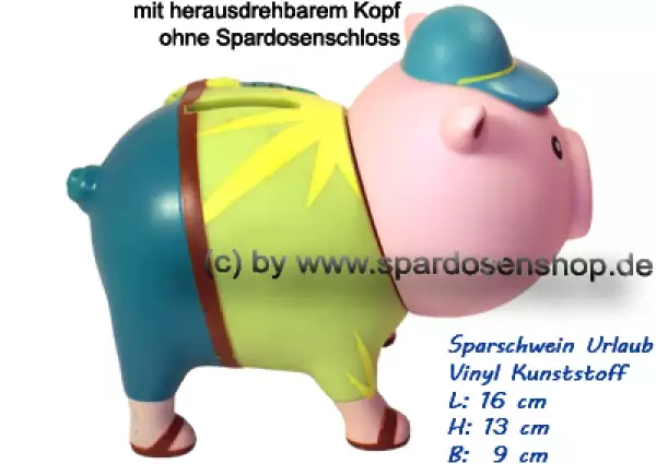 SparscSparschwein Urlaub Vinyl bun Bthwein Vinyl Groß Orange Großsparschwein C
