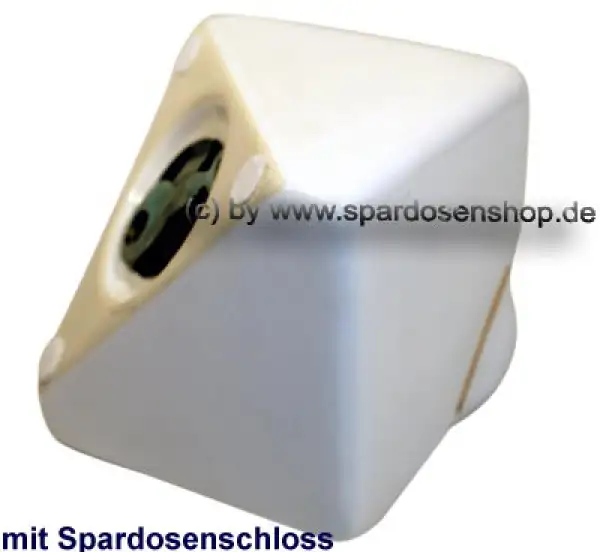 Spardose Würfel mit Goldstrich E