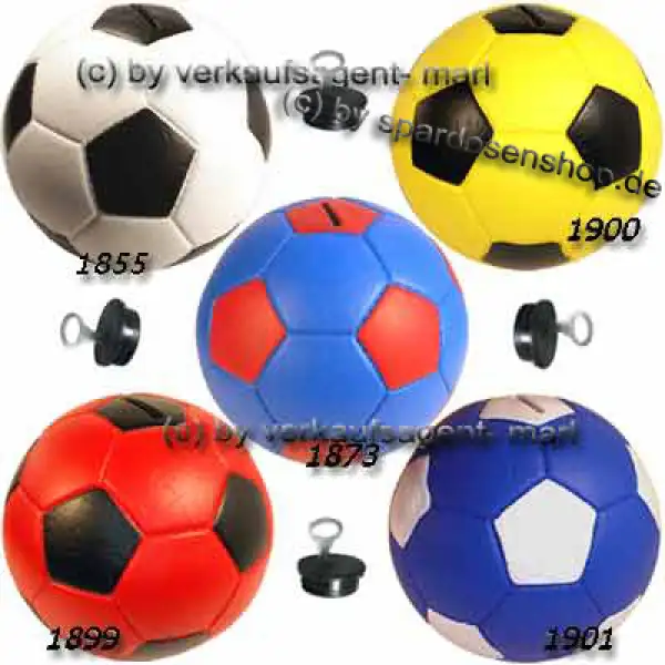 Spardose Fußball 1 Farbvariante Gesamt Spardose Fußball 1 Farbvariante Gesamt
