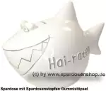 Spardose Spartier Monsterhai 3D Design Hai-raten Keramik A