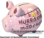 KCG Sparschwein Hurra ein Mädchen A