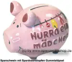 KCG Sparschwein Hurra ein Mädchen A