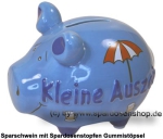 Sparschwein Kleinsparschwein 3D Design Kleine Auszeit Keramik A