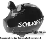 Sparschwein Kleinsparschwein 3D Design Schwarzgeld A