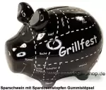 Sparschwein Kleinsparschwein Grillfest Keramik A
