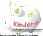 Sparschwein Kleinsparschwein 3D Kindergeld weiß Keramik A