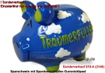 Sparschwein mittelgroßes Sparschwein 3D Design Traumerfüller Keramik A